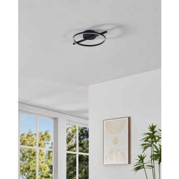 Eglo AMANDOLO Taklampa LED Svart, Fjärrkontroll, Färgväxlare