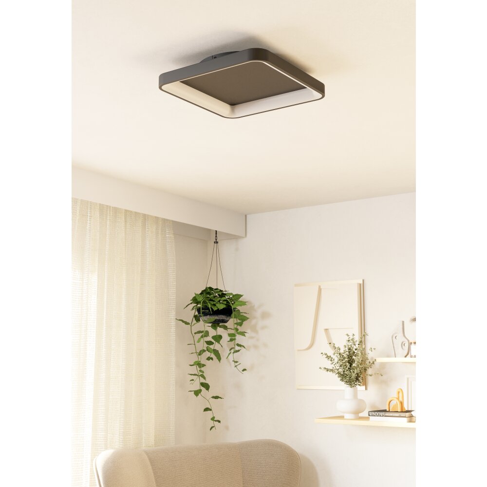 Eglo LORETELLO Taklampa, Vägg- och taklampor LED Svart, Fjärrkontroll main product photo