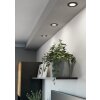 Eglo EGLO Infälld lampa LED Svart, Färgväxlare