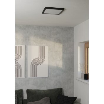 Eglo EGLO Taklampa LED Svart, Färgväxlare Eglo EGLO Taklampa LED Svart, Färgväxlare