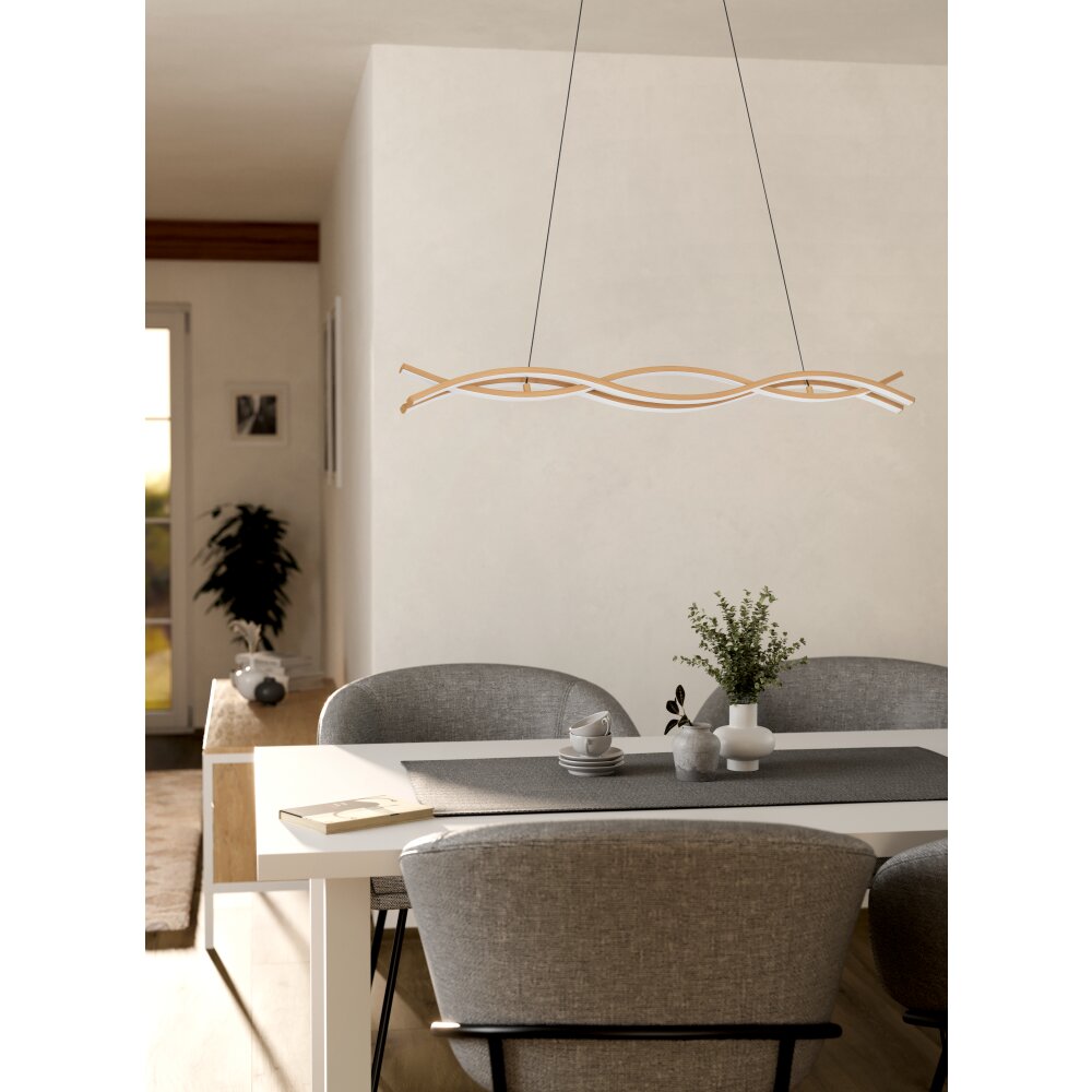 Eglo EGLO Pendellampa LED ljusbrun main product photo