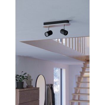 Eglo RIMBOCCHI Taklampa, Takstrålkastare LED Brun, Svart Eglo RIMBOCCHI Taklampa, Takstrålkastare LED Brun, Svart