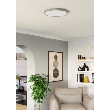 Eglo EGLO Taklampa LED Nickel matt, Färgväxlare