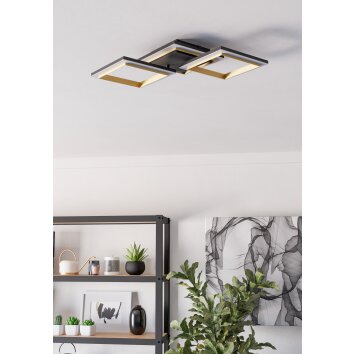 Eglo CALLIERA Taklampa LED Mässing, Svart