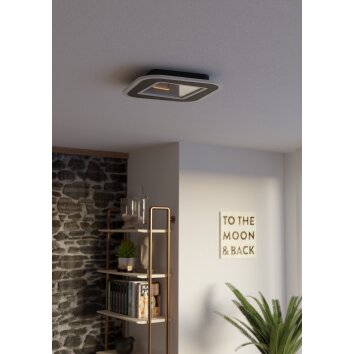 Eglo MACCHIONI Taklampa LED Svart, Vit, Fjärrkontroll