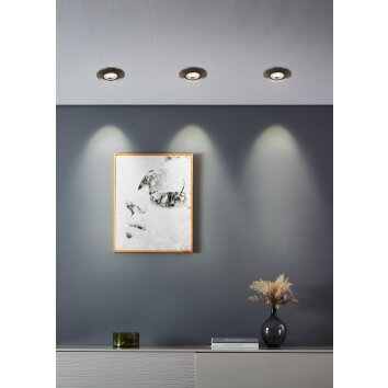 Eglo GEDREZ Infälld lampa LED Nickel matt, Färgväxlare