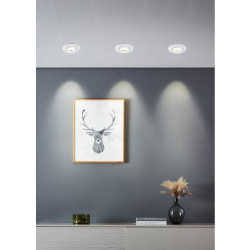Eglo GEDREZ Infälld lampa LED Vit, Färgväxlare