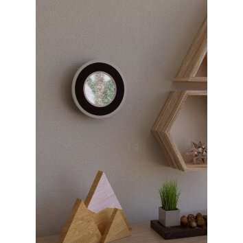 Eglo MACCHIONI Vägglampa LED Svart, Vit