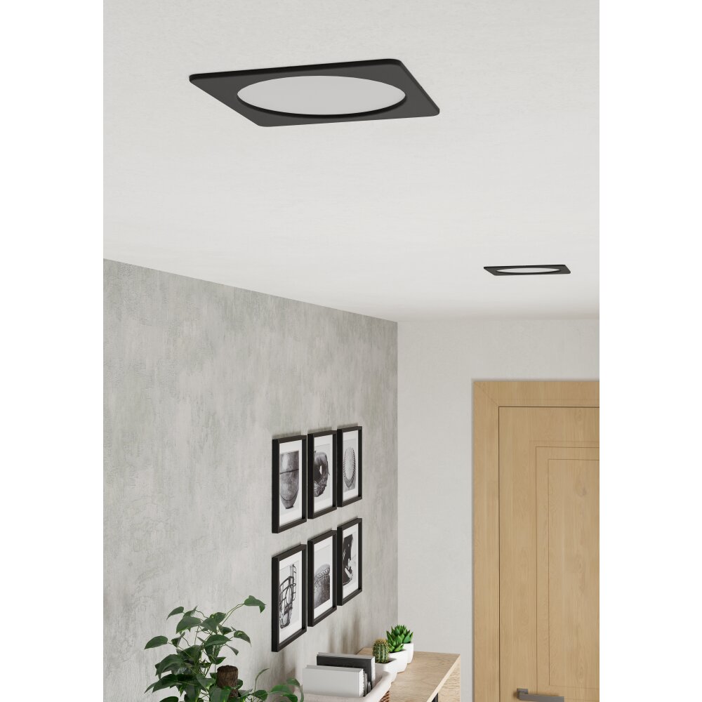 Eglo EGLO Infälld lampa LED Svart, Färgväxlare main product photo