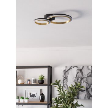 Eglo CALLIERA Taklampa LED Mässing, Svart