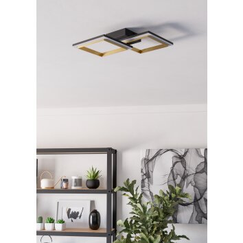 Eglo CALLIERA Taklampa LED Mässing, Svart