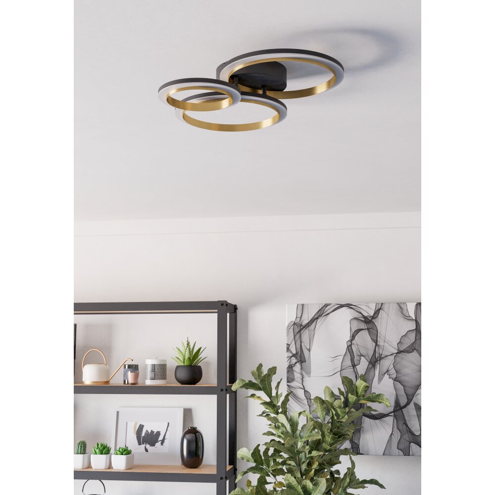 Eglo CALLIERA Taklampa LED Mässing, Svart main product photo
