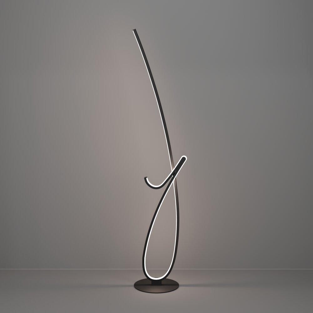 Eglo CARDONCITO Golvlampa LED Svart, Färgväxlare main product photo