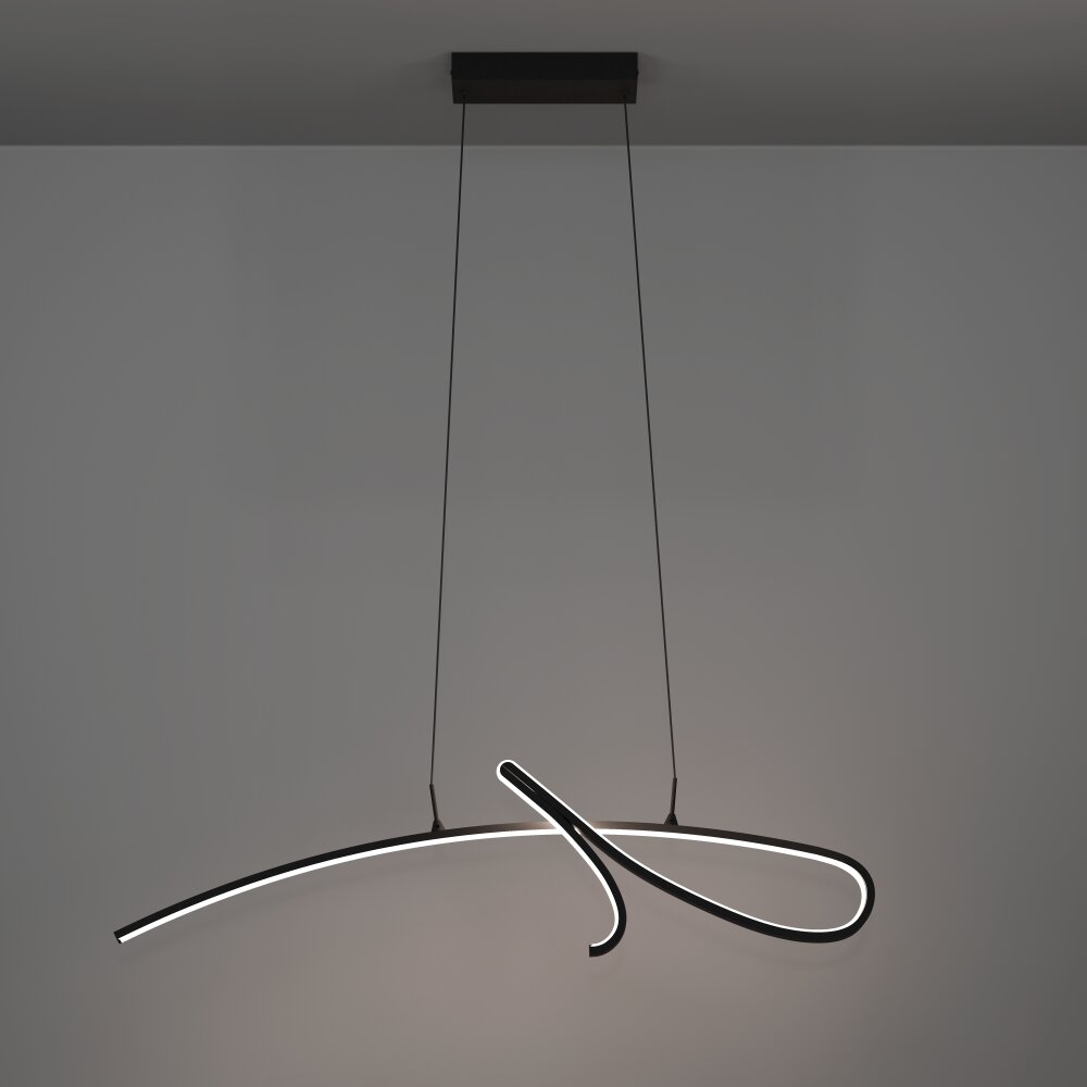 Eglo CARDONCITO Pendellampa LED Svart, Färgväxlare main product photo