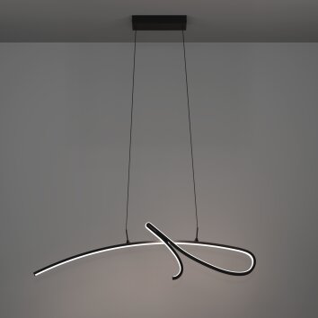 Eglo CARDONCITO Pendellampa LED Svart, Färgväxlare