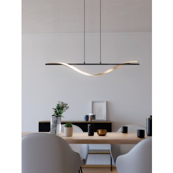 Eglo CONAPRATO Pendellampa LED Mässing, Svart