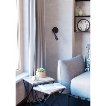 Eglo OLIVANDINO Vägglampa LED Svart