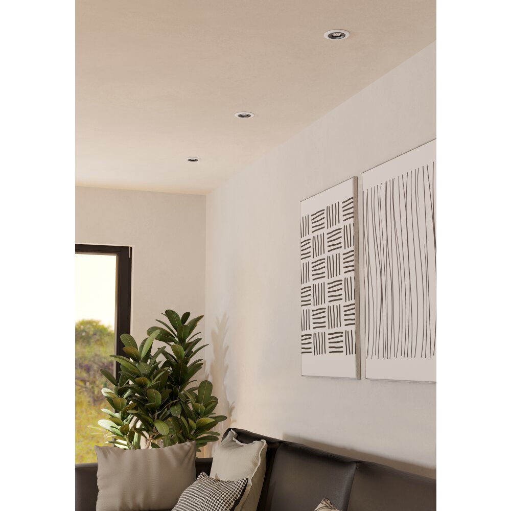 Eglo RGB Infälld lampa LED Svart, Vit, Fjärrkontroll, Färgväxlare main product photo