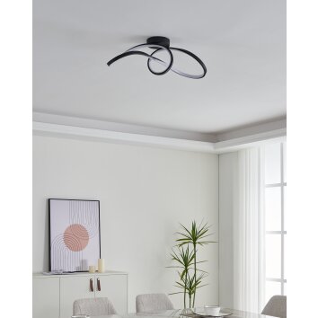 Eglo CALAROSSA-Z Taklampa LED Svart, Färgväxlare Eglo CALAROSSA-Z Taklampa LED Svart, Färgväxlare