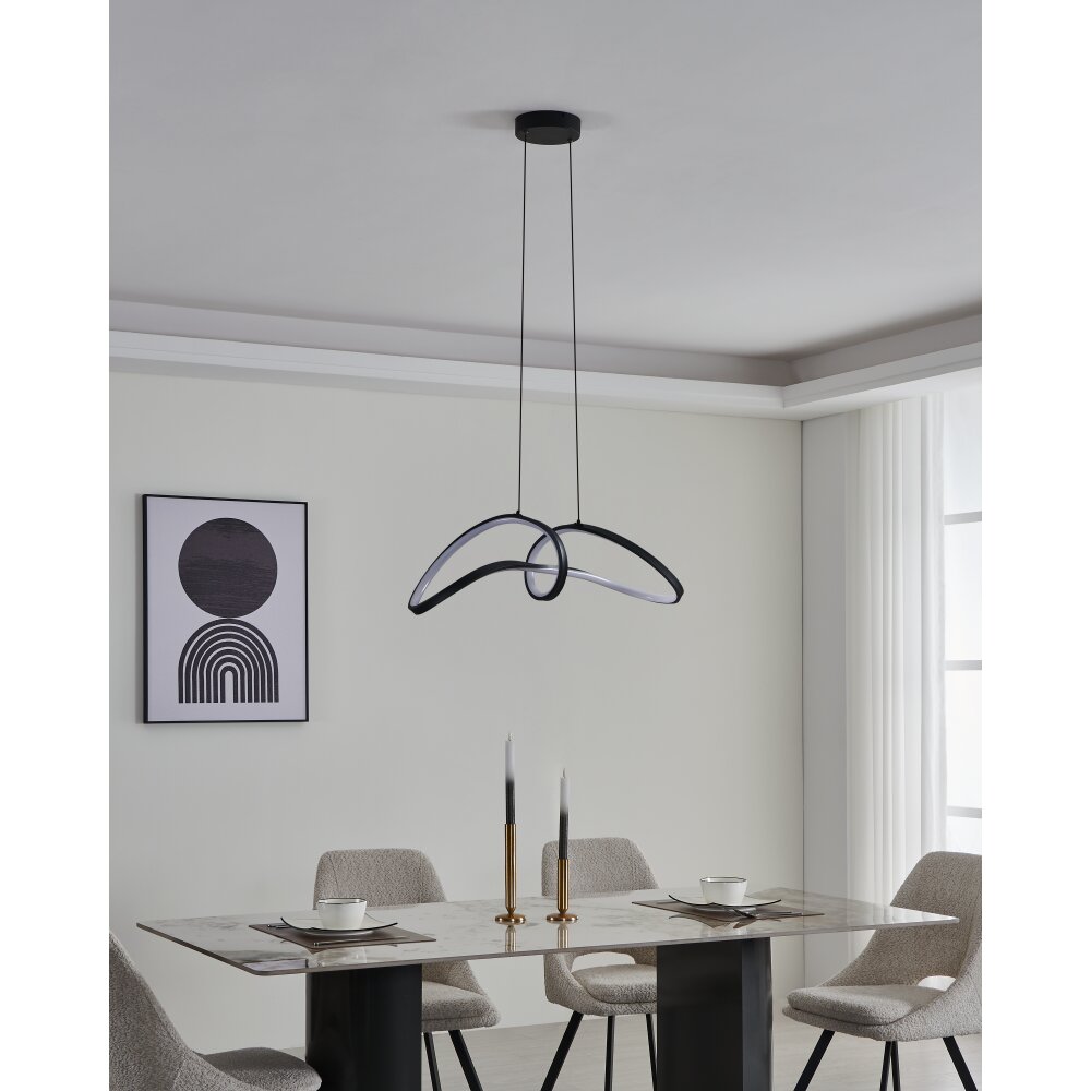 Eglo CALAROSSA-Z Pendellampa LED Svart, Färgväxlare main product photo