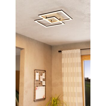 Eglo LOMALTAS-Z Taklampa LED Brun, Svart