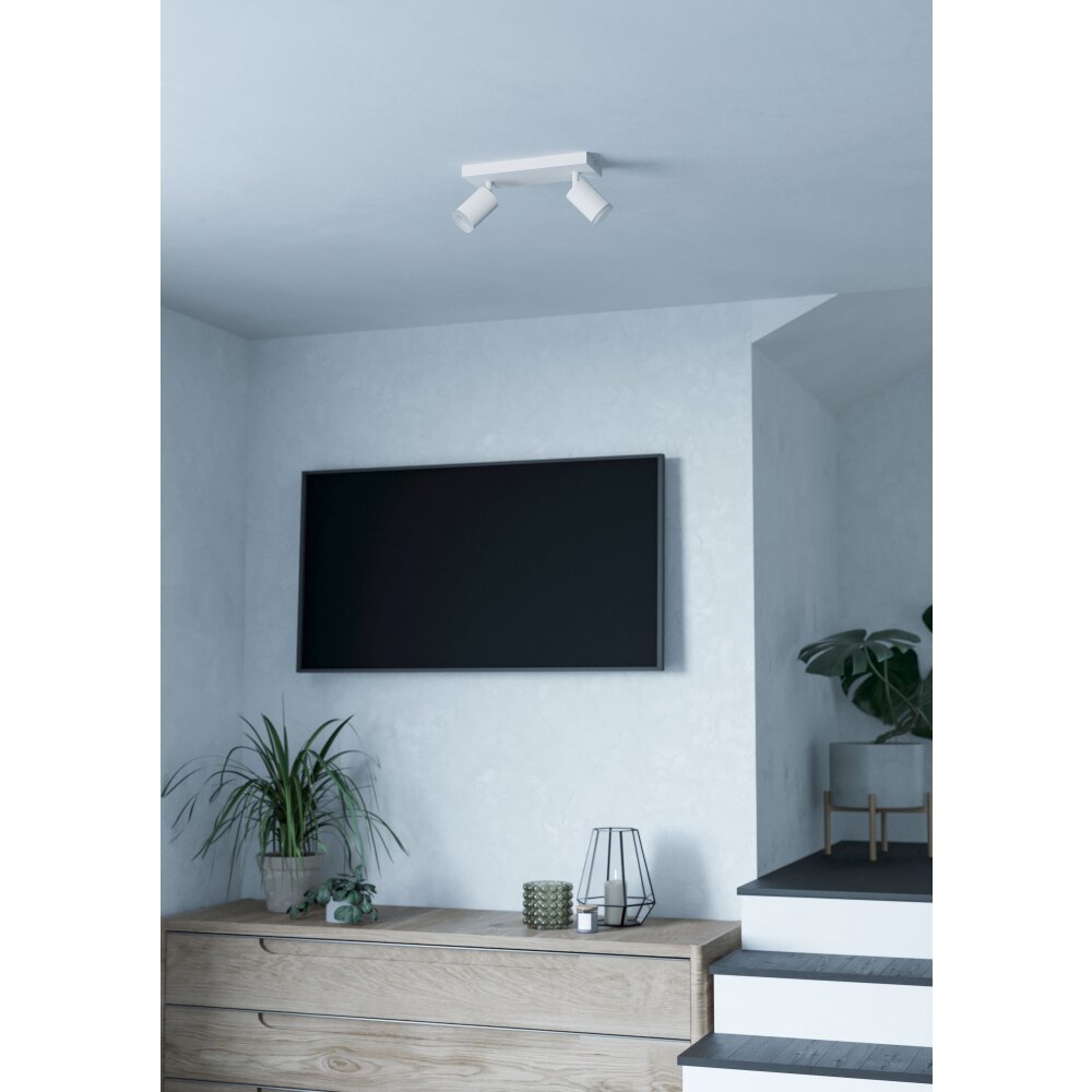Eglo MELITELLO-Z Taklampa, Takstrålkastare LED Vit, Färgväxlare main product photo