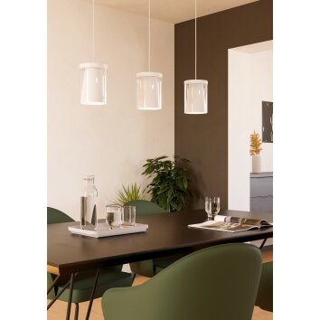 Eglo CHIUSELLO-Z Pendellampa LED Vit, Färgväxlare