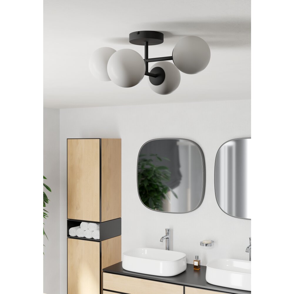 Eglo CASTROVIDO Taklampa LED Svart main product photo