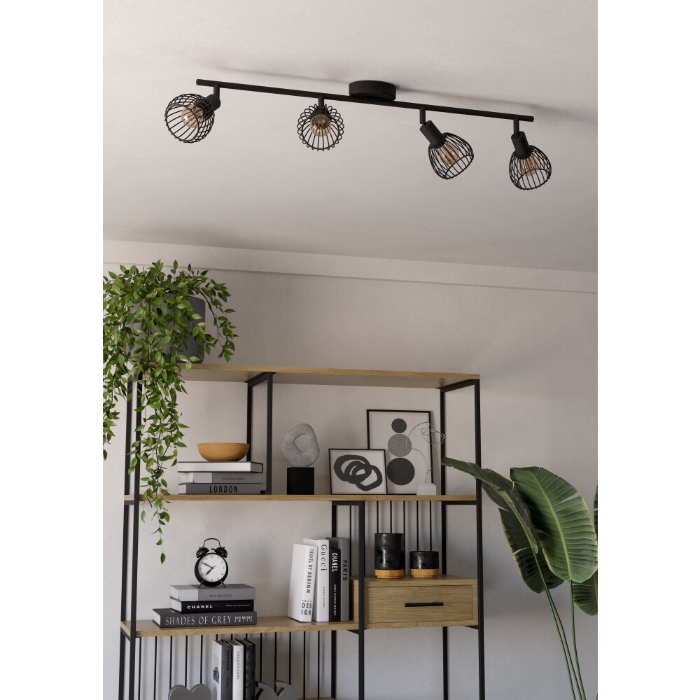Eglo SONNINO Taklampa, Takstrålkastare Svart main product photo