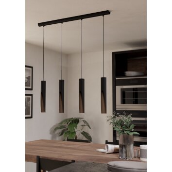 Eglo BARBOTTO Pendellampa LED Brun, Svart