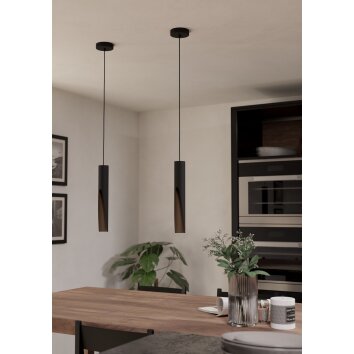 Eglo BARBOTTO Pendellampa LED Brun, Svart