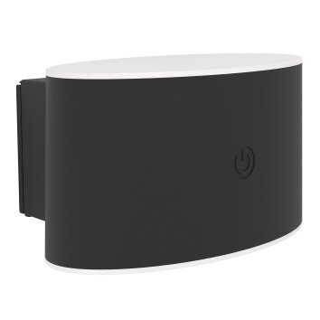 Eglo VALGIANO Vägglampa LED Svart, Fjärrkontroll Eglo VALGIANO Vägglampa LED Svart, Fjärrkontroll