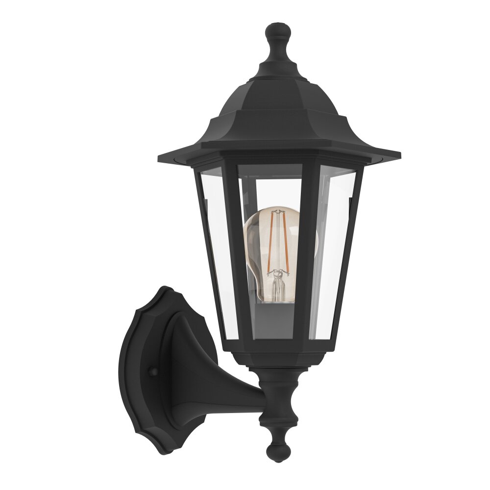 Eglo OLGIATA-E Vägglampa Svart main product photo