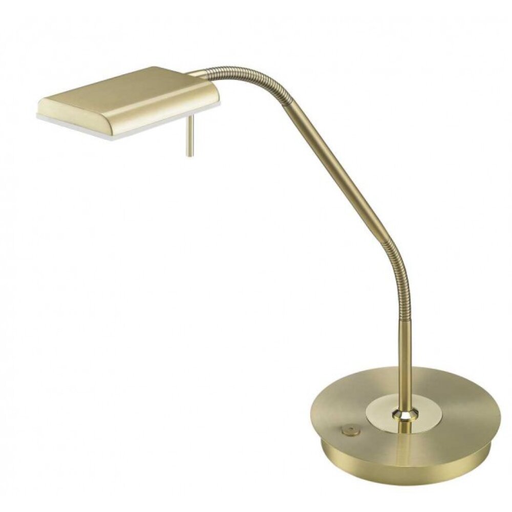 Trio Lampor BERGAMO Bordslampa LED Mässing, 1-ljuskällor main product photo