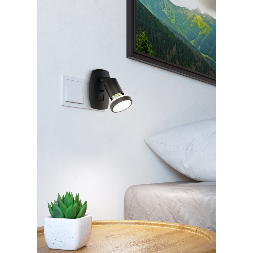 Eglo PARRINI Utomhuslampa med uttag LED Svart main product photo