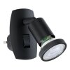 Eglo PARRINI Utomhuslampa med uttag LED Svart