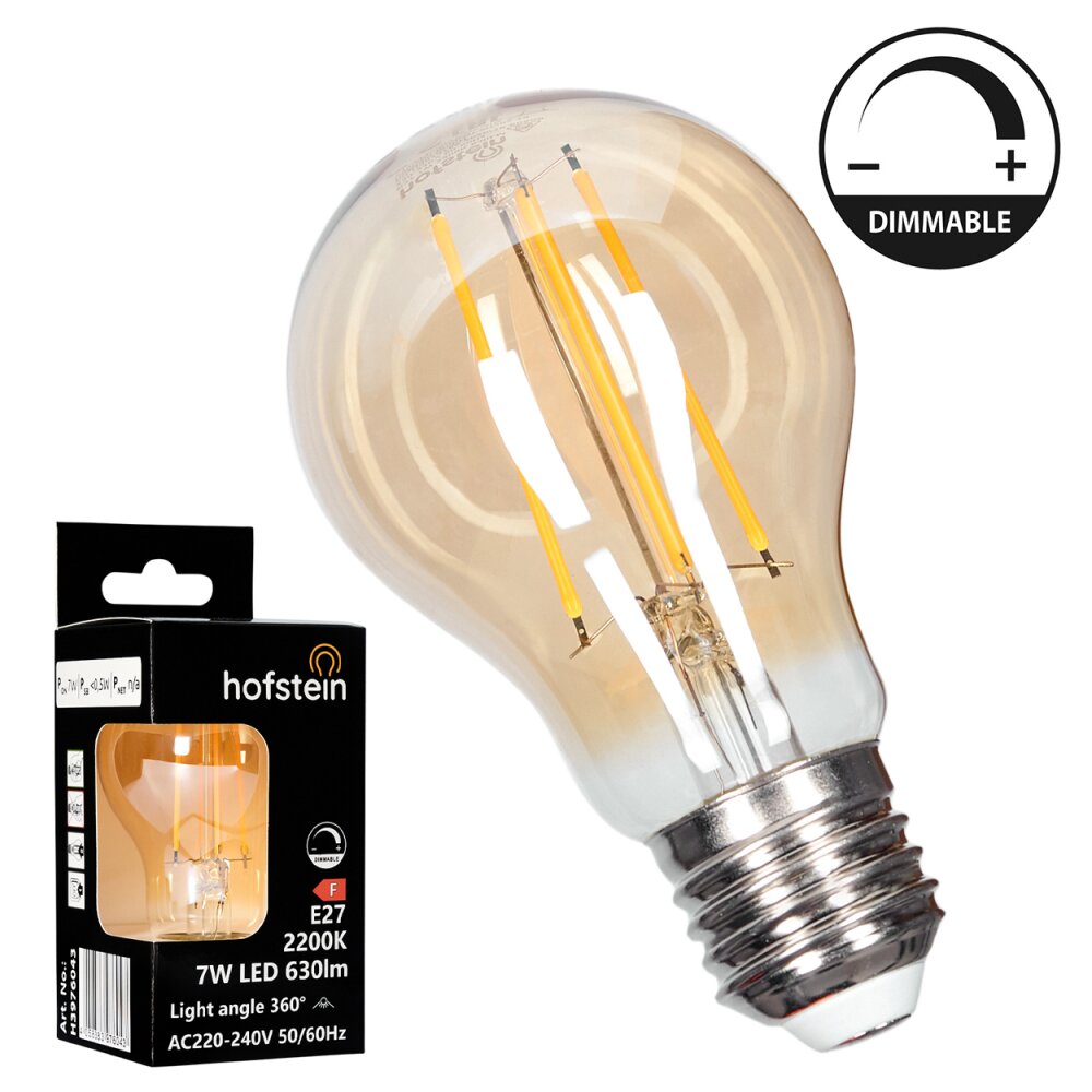 E27 LED 7 Watt varmvit dimbar 730 Lumen main product photo