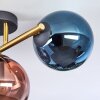 Gastor Taklampa, kullampa Guld, Svart, 3-ljuskällor