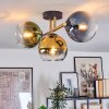 Koyoto Taklampa, kullampa Guld, Svart, 3-ljuskällor