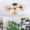 Koyoto Taklampa, kullampa Guld, Svart, 3-ljuskällor