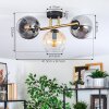 Koyoto Taklampa, kullampa Guld, Svart, 3-ljuskällor