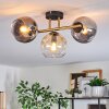 Koyoto Taklampa, kullampa Guld, Svart, 3-ljuskällor