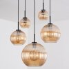 Koyoto Pendellampa, kullampa, Pendelbelysning Amber, 5-ljuskällor