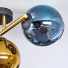 Koyoto Taklampa, kullampa Guld, Svart, 3-ljuskällor