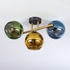 Koyoto Taklampa, kullampa Guld, Svart, 3-ljuskällor