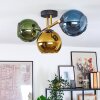 Koyoto Taklampa, kullampa Guld, Svart, 3-ljuskällor