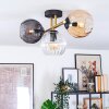 Koyoto Taklampa, kullampa Guld, Svart, 3-ljuskällor