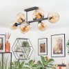 Koyoto Taklampa, kullampa Amber, 8-ljuskällor
