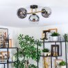 Koyoto Taklampa, kullampa Guld, Svart, 3-ljuskällor