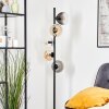Koyoto kullampa, Golvlampa Amber, Klart, Rökfärger, 5-ljuskällor